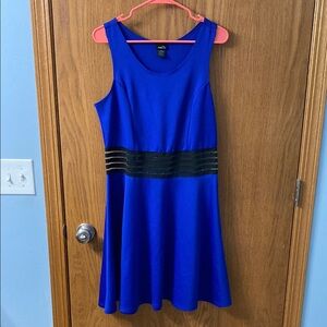 Rue 21 vibrant Blue and Black Women's Dress size XL extra large